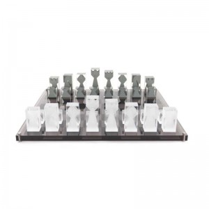 古典的なおもちゃ高度なクリスタルアクリルチェスセット