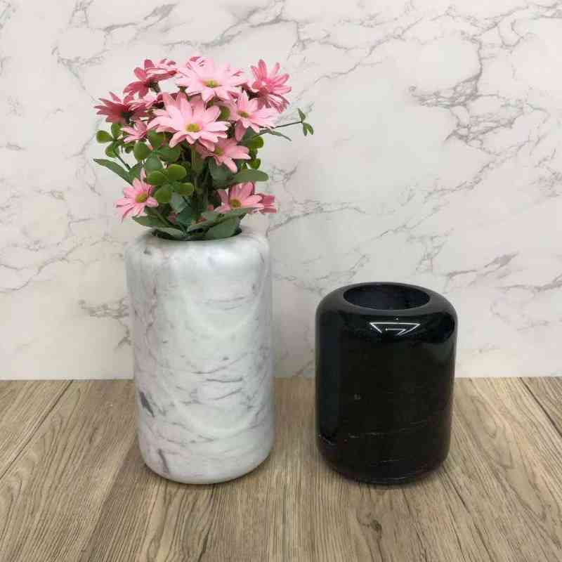 シンプルなデザインの家の装飾的なNaturl大理石の花瓶